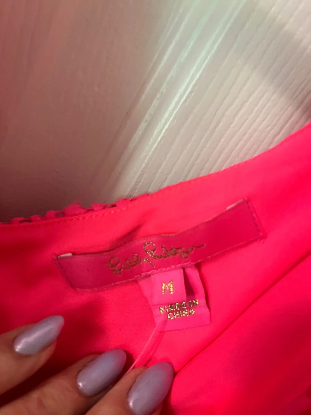 Lulu's Neon Hot Pink Lace Romper - Picture 4 of 4